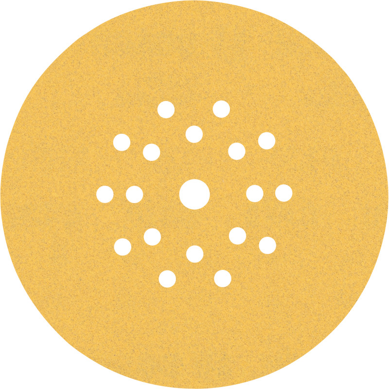 25 Disques abrasifs excentriques bois et peinture C470 EXPERT Ø 22 mm5 mm 9t G120 grain 120