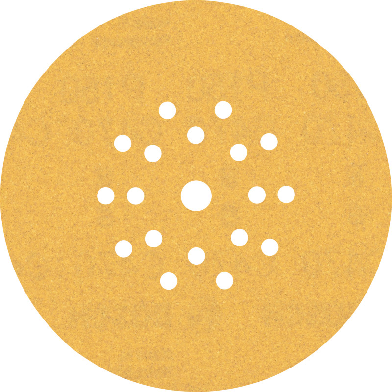 25 Disques abrasifs excentriques bois et peinture C470 EXPERT Ø 22 mm5 mm 9t G150 grain 150