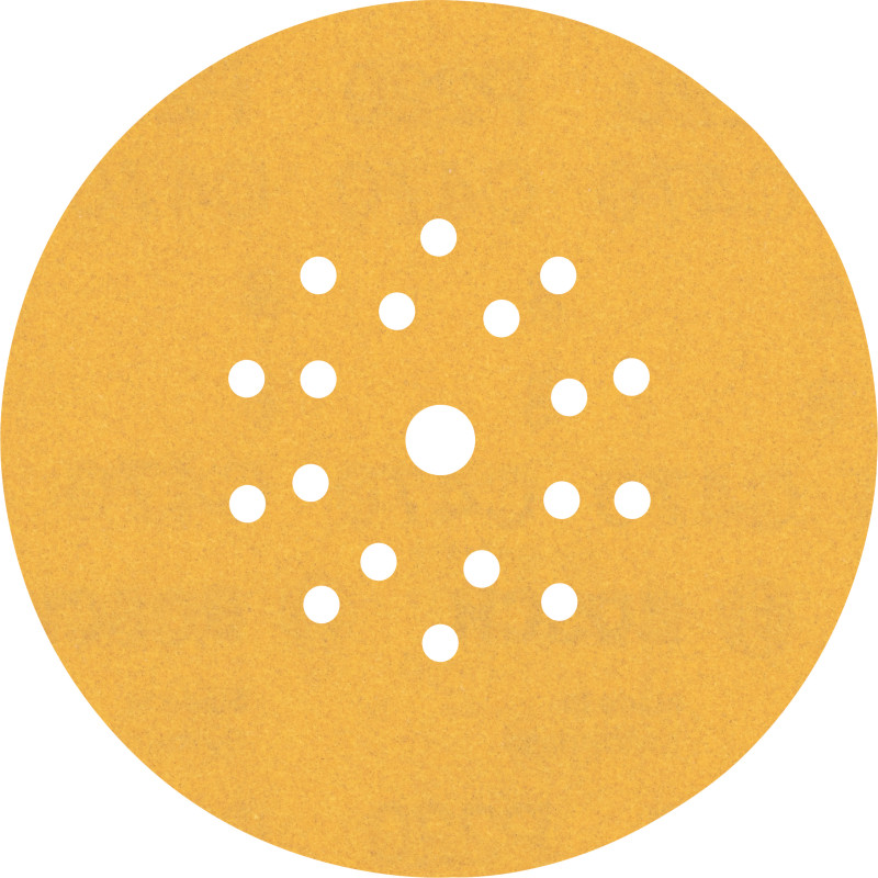 25 Disques abrasifs excentriques bois et peinture C470 EXPERT Ø 22 mm5 mm 9t G220 grain 220