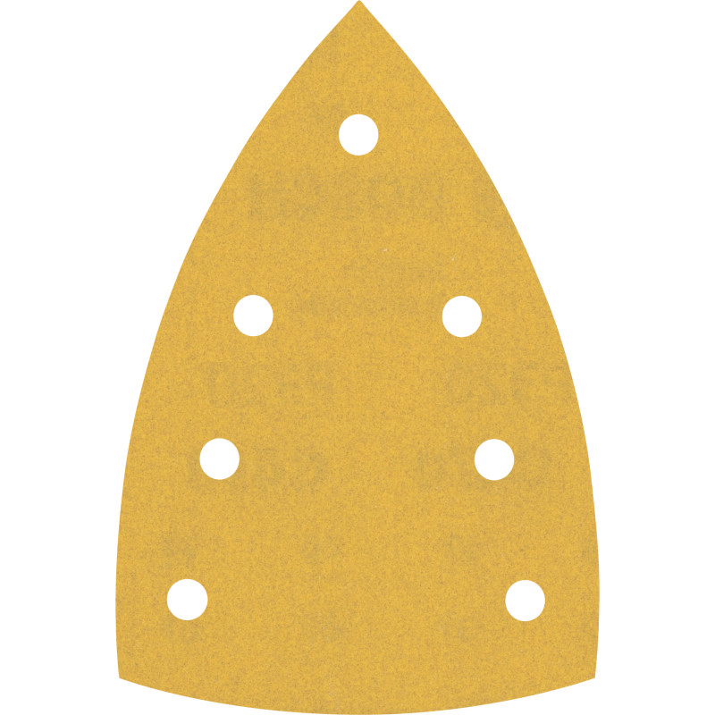 10 Disques abrasifs delta bois et peinture 100 x150 mm 7 trous G320 grain 320