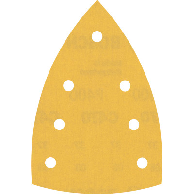 10 Disques abrasifs delta bois et peinture 100 x150 mm 7 trous G400 grain 400