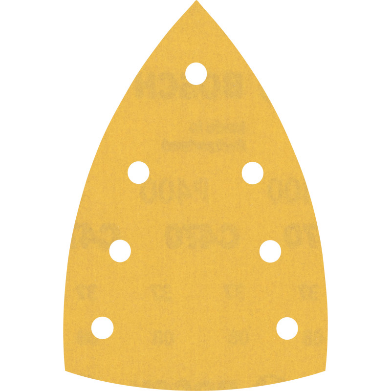 10 Disques abrasifs delta bois et peinture 100 x150 mm 7 trous G400 grain 400