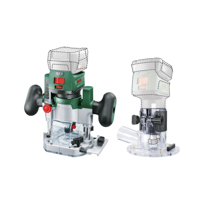 AdvancedTrimRouter 18 V-8 Combi set Base plongeante en systembox M