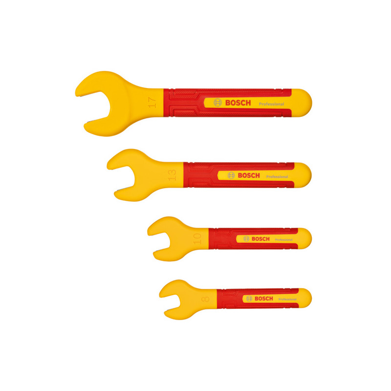 Vde Kit De 4 Clés À Fourche Simple (8 Mm 10 Mm  13 Mm 17 Mm)