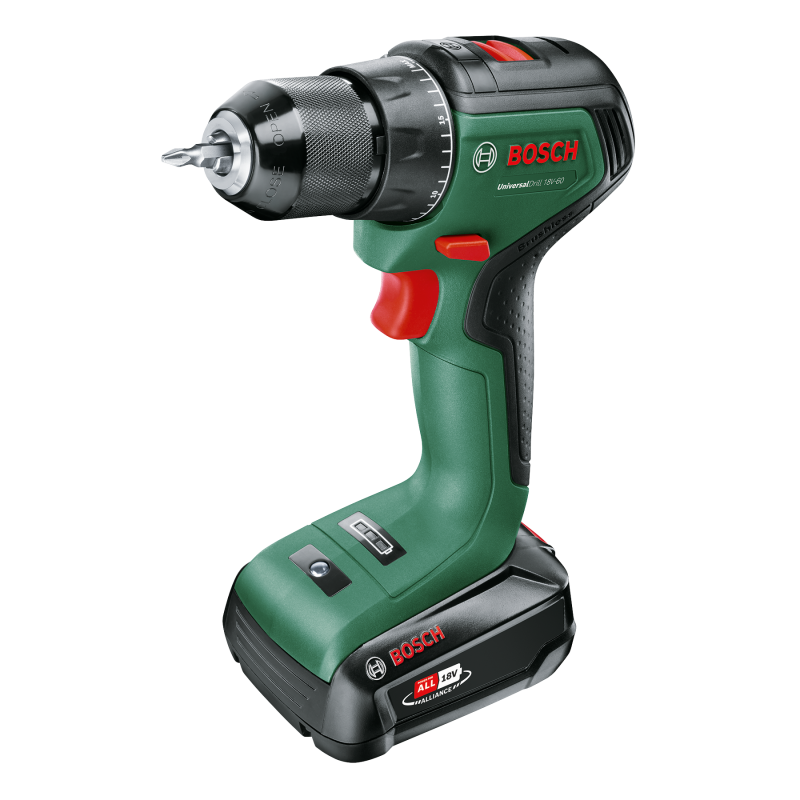Perceuse Universaldrill 18V 60  Avec Une Batterie 2,0Ah + Al 18V 20