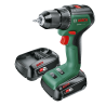 Perceuse Universaldrill 18V 60  Avec Deux Batteries 2,0Ah + Al 18V 20