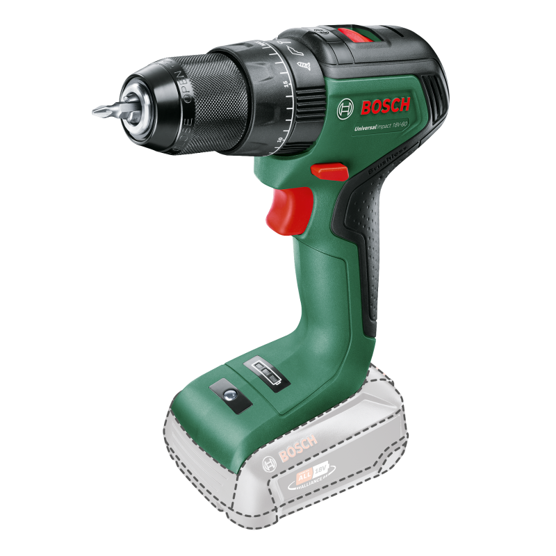 Perceuse-Visseuse à percussion UniversalImpact 18 V 60 Outil seul