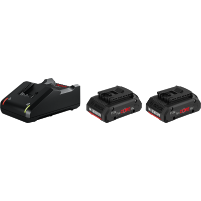 Starter Set Batterie Procore18V 2X4,0Ah + Chargeur Gal 18V-40 (C)