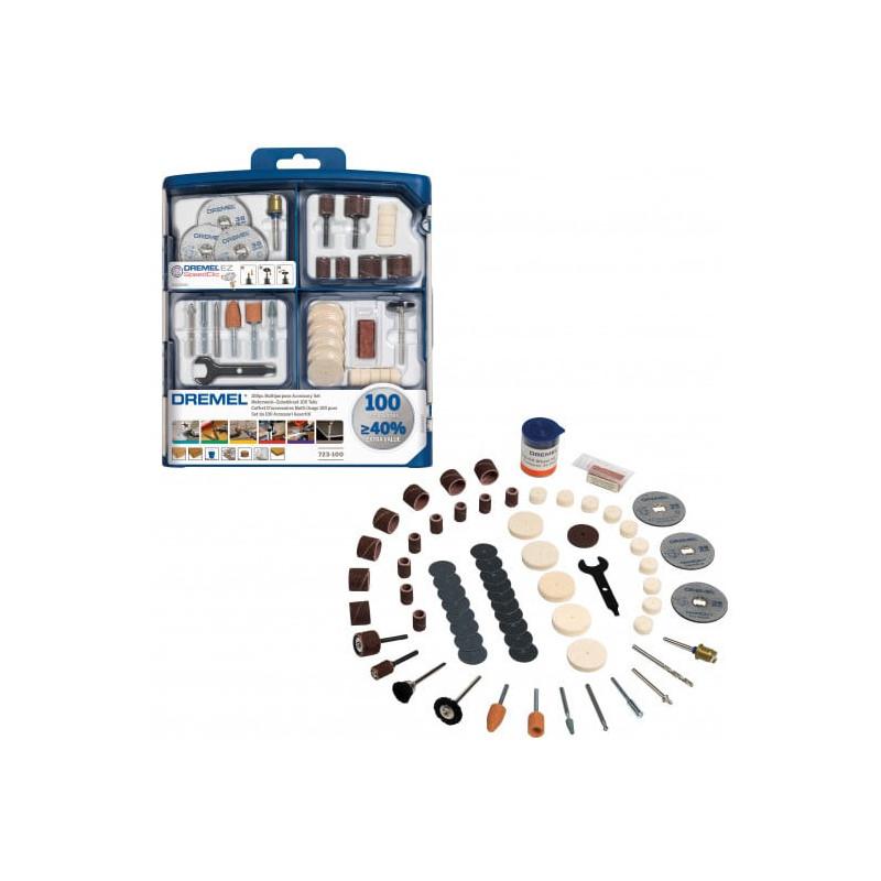 Dremel 723 Set d'accessoires x100 multi-usage Bosch