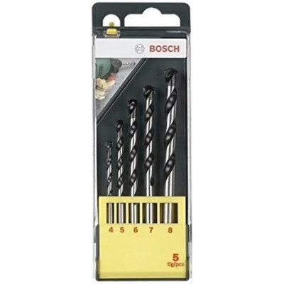 Coffret 5 Forets materiaux 4-8 mm Bosch