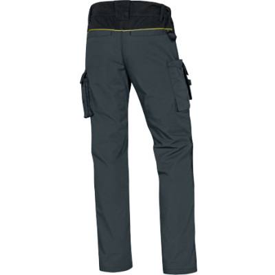Pantalon De Travail - Toile Ripstop 64% Polyester 34% Coton 2% Élasthanne 275 - Gris noir dos