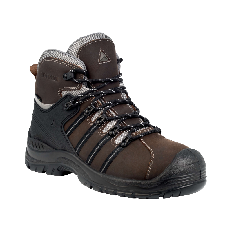 Chaussure Haute - Cuir - Fleur - Semelle : Pu/2D Ch. Haute Nomad2 S3 Marron - Marron face