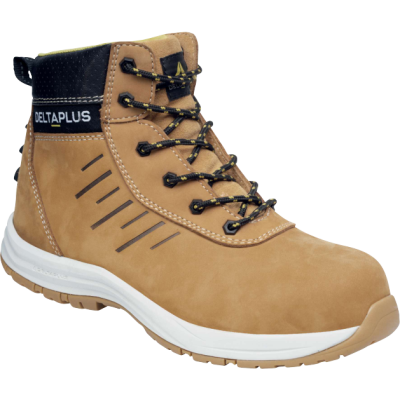 Chaussure Haute - Cuir - Nubuck - Semelle : Caoutchouc Nitrile/Eva Chaussure - Beige face