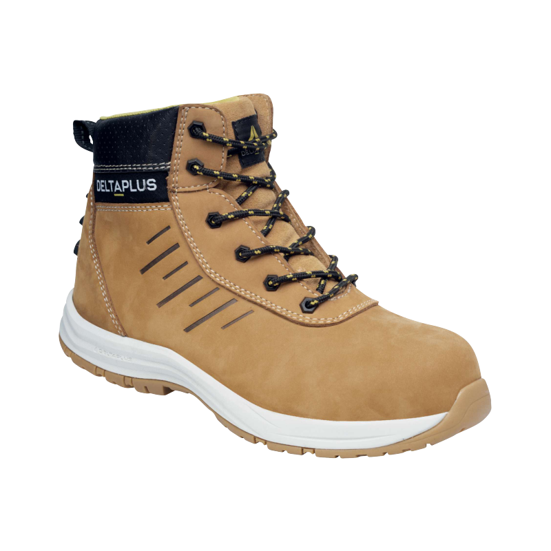 Chaussure Haute - Cuir - Nubuck - Semelle : Caoutchouc Nitrile/Eva Chaussure - Beige face