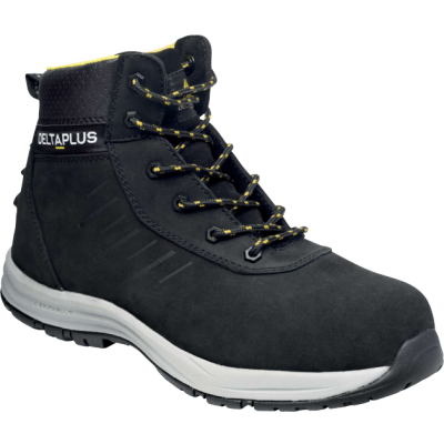 Chaussure Haute - Cuir - Nubuck - Semelle : Caoutchouc Nitrile/Eva Chaussure - Noir face