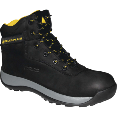 Chaussure Haute - Cuir - Nubuck - Semelle : Pu/Caoutchouc Chaussure Sagas3 - Noir face