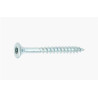 Vis bois/aggloméré tête fraisée TORX acier zingué blanc 4.0 X 20 — FRAISEE / ZNBLANC — Boîte de 500 pièces