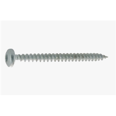 Vis bois/aggloméré tête cylindrique TORX zingué blanc 3.0 X 12 — ACIER / ZNBLANC — Boîte de 500 pièces