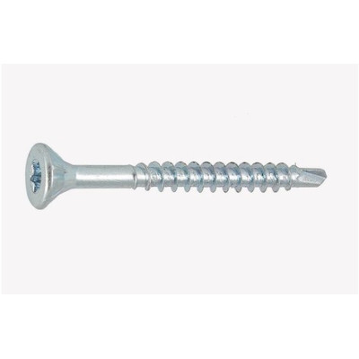 VIS MEDIUM tête fraisée TORX acier zingué blanc 4.0 X 70/40 — FRAISEE / ZNBLANC — Boîte de 250 pièces