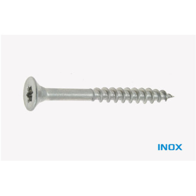 Vis bois/aggloméré tête fraisée TORX inox A2 4.0 X 25/17 — FRAISEE / INOXA2 — Boîte de 200 pièces