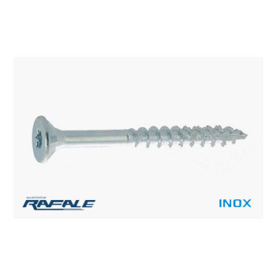 Vis bois/aggloméré tête fraisée TORX AILETTE CUTTINGFP inox A2 6.0 X 60 — FRAISEE / INOXA2 — Boîte de 50 pièces