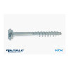 Vis bois/aggloméré tête fraisée TORX AILETTE CUTTINGFP inox A2 6.0 X 100 — FRAISEE / INOXA2 — Boîte de 50 pièces