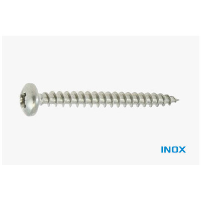Vis bois/aggloméré tête cylindrique Pozidriv inox A2 3.0 X 30 — INOXA2 — Boîte de 200 pièces
