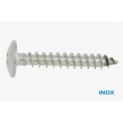 VIS PENTURE TORX inox A2 6.0 X 35 — RONDELARGE / INOXA2 — Boîte de 100 pièces
