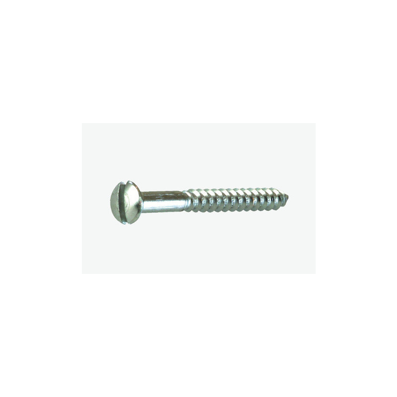 VIS BOIS TFB F DIN 95 LAITON CHROME 4.0X 35 — FRAISEEBOM / FENDUE — Boîte de 100 pièces