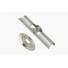 CHEVILLE PLAFOND A BASCULE M8 — METAL — Boîte de 25 pièces