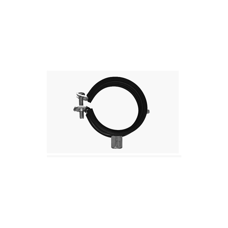 COLLIER LOURD TURBO ISOPHONIQUE M8 - 1 VIS- D 40-43 — ACIER / ZNBLANC — Boîte de 50 pièces