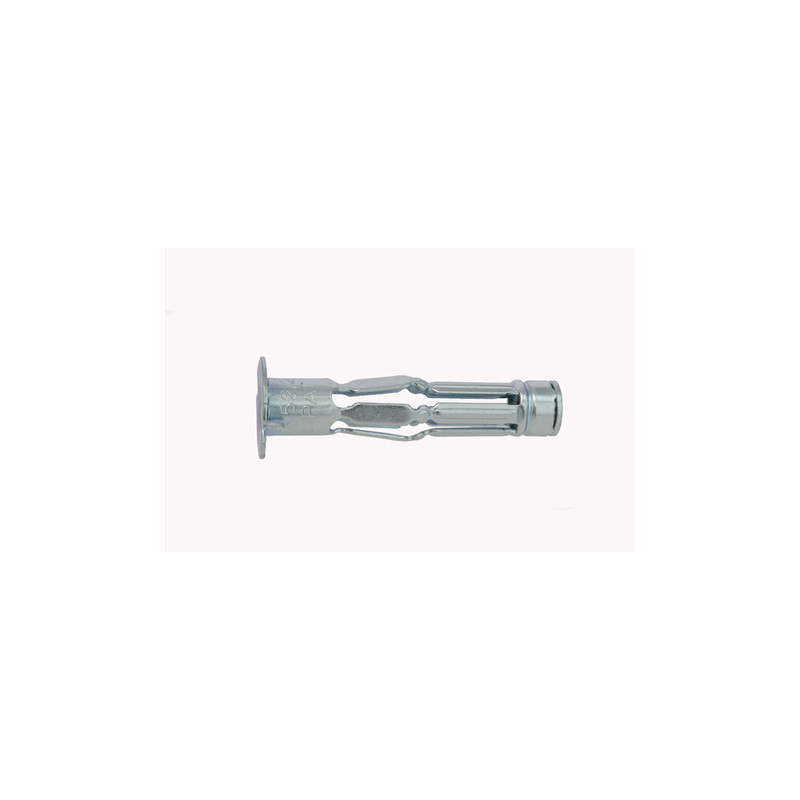 CHEVILLE METAL EXPANSION PLAQUE DE PLATRE NUE 8 X 37 — ACIER / ZNBLANC — Boîte de 100 pièces