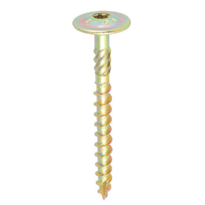 VIS VKING DISQUE TORX ZN BICHRO - 10.0 X180/75 - (EMBOUT INCLUS) — ACIER / ZNBICHRO — Boîte de 25 pièces