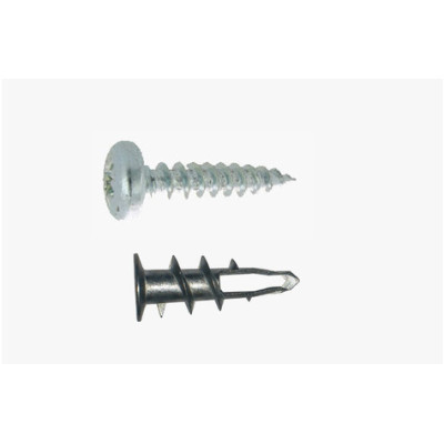 ANCRAGE A VISSER PLAQUE DE PLATRE METALVIS tête cylindrique - (S 10) — POZIDRIV — Sachet de 10 pièces