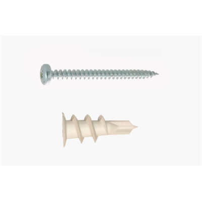 ANCRAGE A VISSER PLAQUE DE PLATRE NYLONVIS tête cylindrique - (BP 50) — POZIDRIV — Blister de 50 pièces