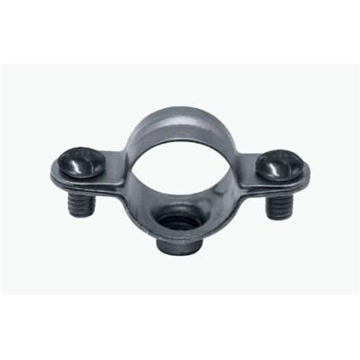 COLLIER SIMPLE SANITAIRE D28 - (S 5) — ACIER / ZNBLANC — Sachet de 5 pièces