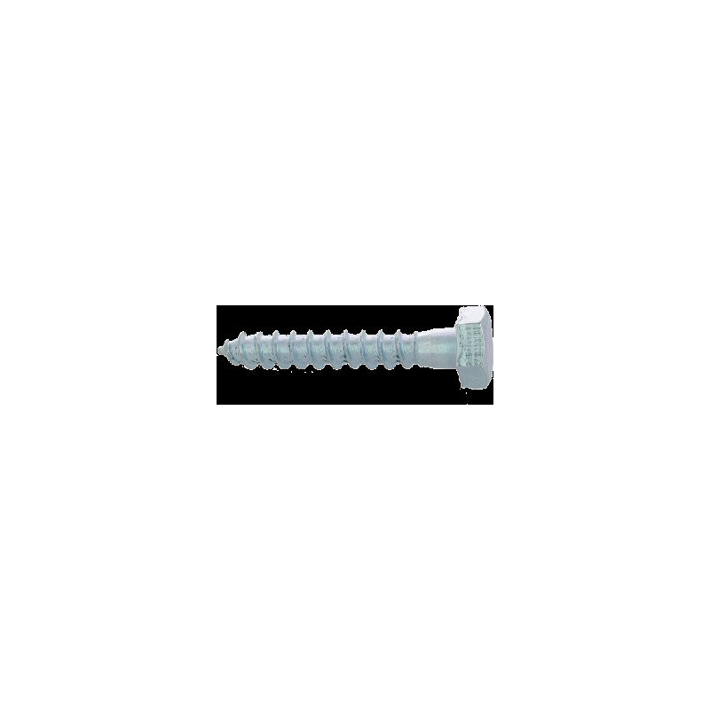 VIS BOIS tête hexagonale DIN 571 inox A4 6.0 X 50 -(S 10) — INOXA4 — Sachet de 10 pièces