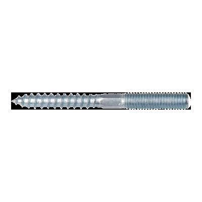 VIS COMBI DOUBLE FILET BOIS-METRIQUE - 8.0 X 50 - (S 10) — SANS / TORX / ACIER / ZNBLANC — Sachet de 10 pièces