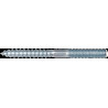 VIS COMBI DOUBLE FILET BOIS-METRIQUE - 8.0 X 60 - (S 10) — SANS / TORX / ACIER / ZNBLANC — Sachet de 10 pièces