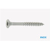 Vis bois/aggloméré tête fraisée TORX inox A2 5.0 X 50/30 -(BP 20) — FRAISEE / INOXA2 — Blister de 20 pièces