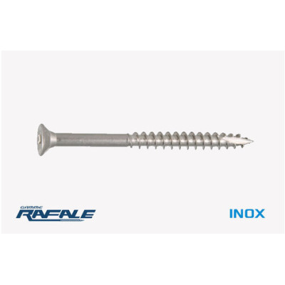 SEAU 400 Vis bois/aggloméré TORX ALLETTE/CUTTING.FP TETE REDUITE inox A2 5.0 X 60/36 — FRAISEE / INOXA2 — Seau de 400 pièces
