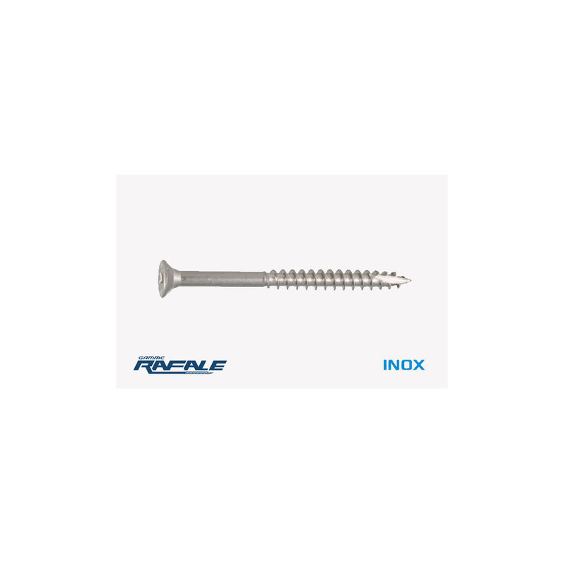 SEAU 400 Vis bois/aggloméré TORX ALLETTE/CUTTING.FP TETE REDUITE inox A2 5.0 X 60/36 — FRAISEE / INOXA2 — Seau de 400 pièces