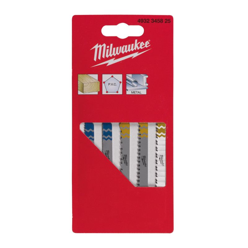 Lames De Scies Sauteuses Set (5)-Milwaukee Consommable