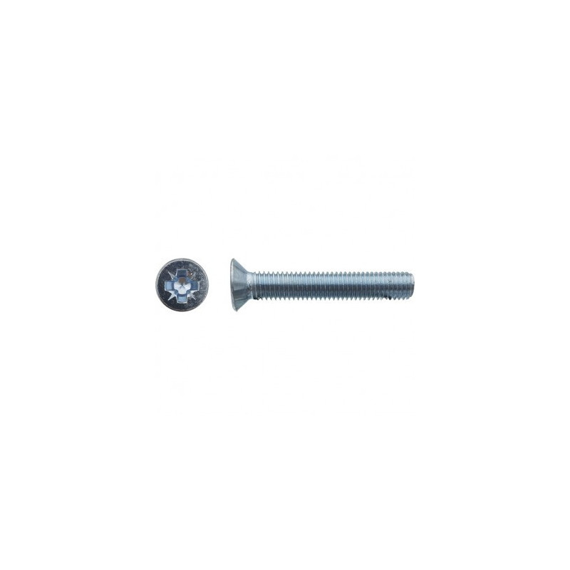VIS METAUX TF POZI DIN965 8X50 ZING — DIN 965 — Boîte de 200 pièces