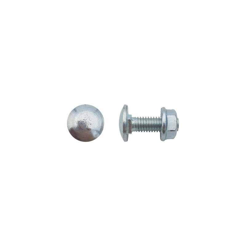 BOULON TRCC REDUIT 6X20 ZG — DIN 603/DIN 6923 — Boîte de 200 pièces