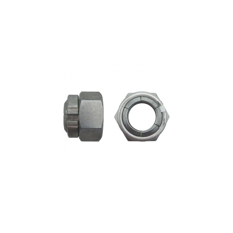ECROU FREINVIS CL8 M 24 ZG BI BLANC — Boîte de 25 pièces