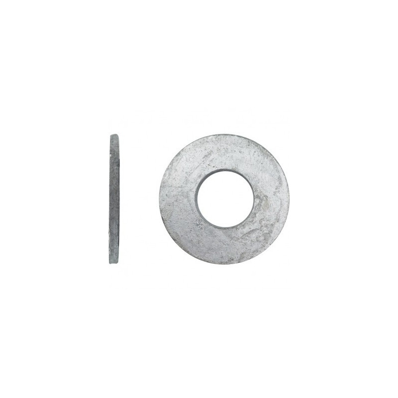 ROND PLATE LARGE L12 GALVA — NFE 25513 — Boîte de 200 pièces