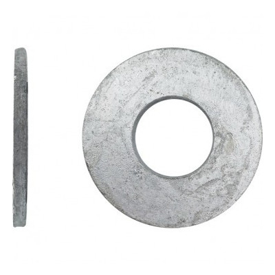 ROND PLATE LARGE L20 GALVA — NFE 25513 — Boîte de 50 pièces