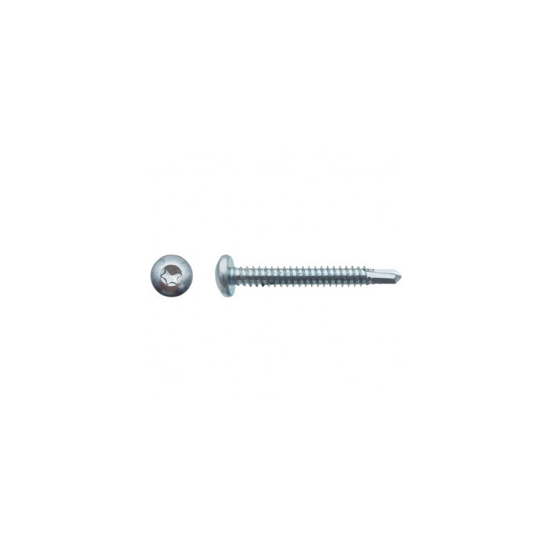 VIS AUTOPER TC TORX DIN7504M 6.3X50.8 ZG BLANC — Boîte de 250 pièces