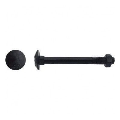 BOULONS TRCC DIN603/555 6X35 ZING NOIR — DIN 603 — Boîte de 200 pièces